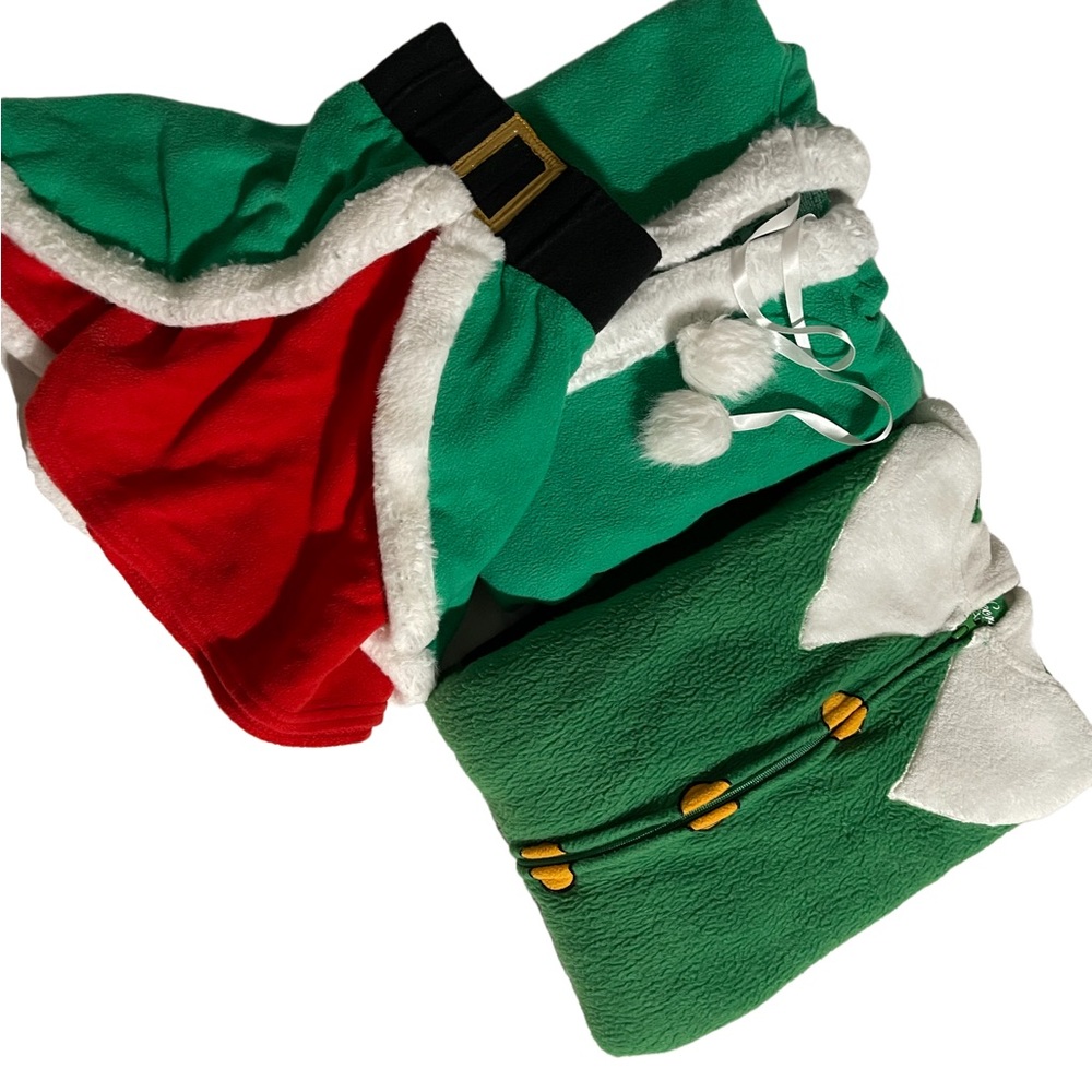 Set of Two Adult Onsies - Holiday / Christmas Elves